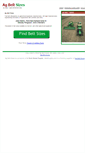 Mobile Screenshot of agbeltsizes.com